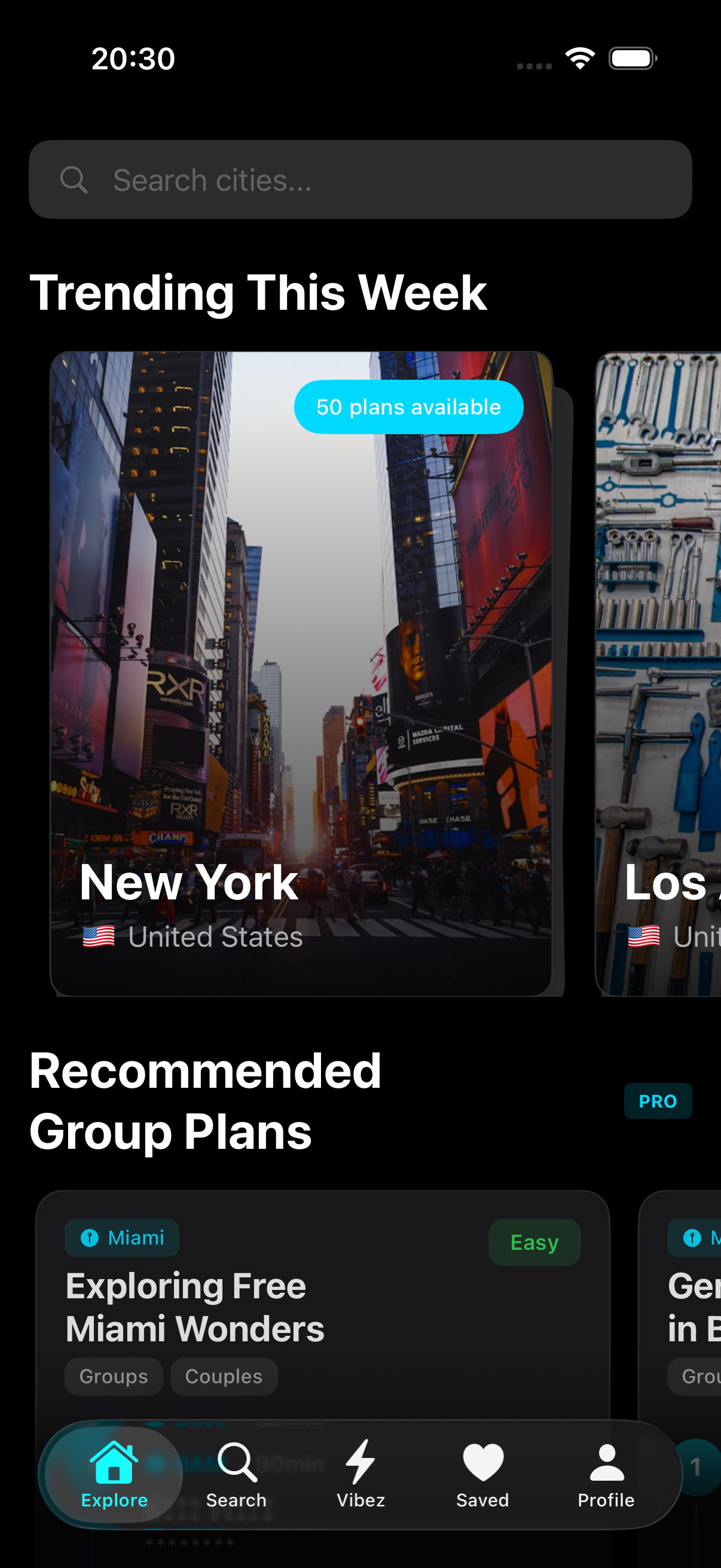 Explore cities in LitPlanz